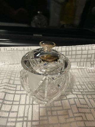 Joyero Cristal y Plata de Ley 925