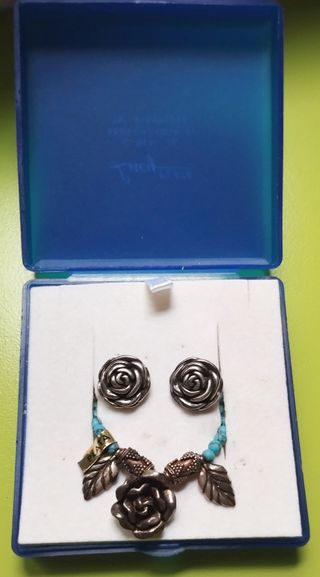 Conjunto plata envejecida