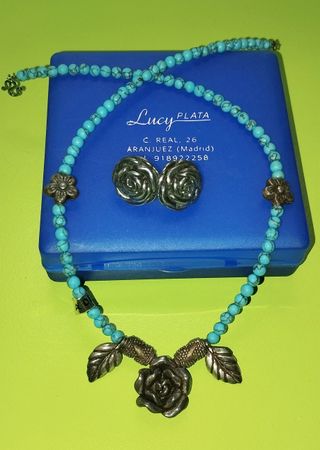 Conjunto plata envejecida