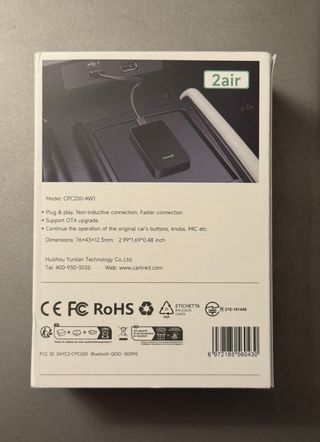 CarlinKit 5.0 2air CarPlay Android Inalámbrico