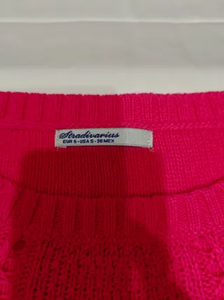 Jersey Stradivarius Mujer Rosa