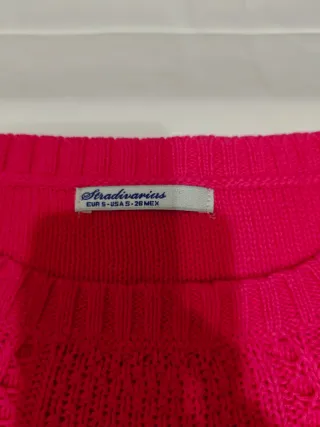 Jersey Stradivarius Mujer Rosa