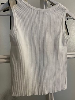 Camiseta Miu Miu Blanca con Lazos