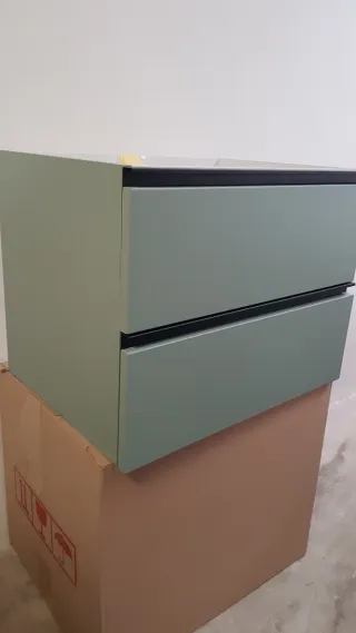 Mueble de baño moderno 60 dos cajones