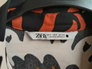 Conjunto Zara Estampado Camisa y Pantalón