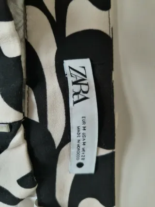 Conjunto Zara Estampado Camisa y Pantalón