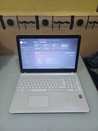 Portátil Sony Plata/Blanco
