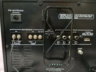 Equipo de música Vintage Hitachi HRD-MD28