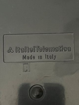 Telefono Italtel vintage beige/nero