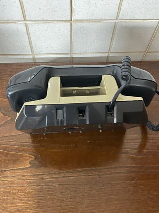 Telefono Italtel vintage beige/nero