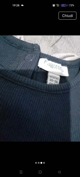 Maglioncino a costine Fagottino