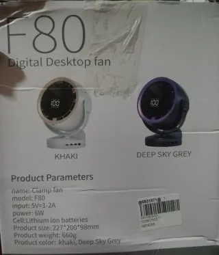 Ventilador Digital F80 Turbo Fan