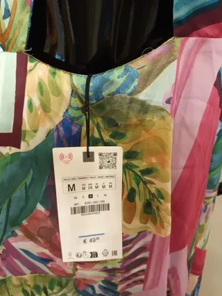 Abito Zara fantasia tg M