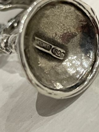 Bilancia vintage argento 800