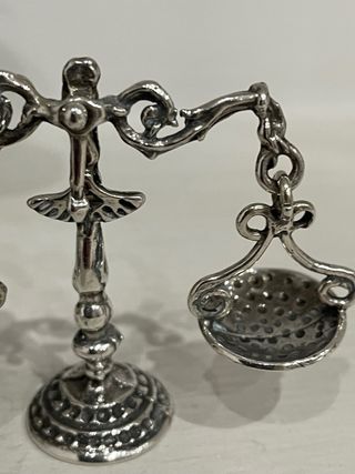 Bilancia vintage argento 800