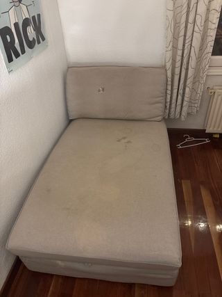 KIVIK Chaiselongue IKEA Tibbleby beige/gris