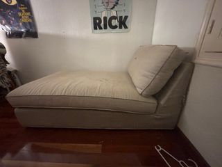 KIVIK Chaiselongue IKEA Tibbleby beige/gris