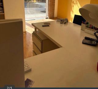 Mobiliario de oficina completo: 3mesas,6sillas y+