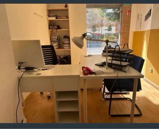 Mobiliario de oficina completo: 3mesas,6sillas y+