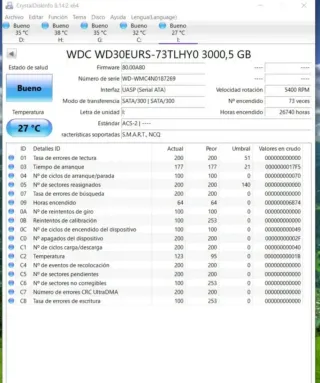 2 Discos Duros Western Digital 3TB WD30EURS