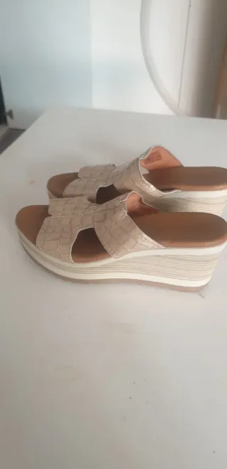 Sandalias Botticelli Beige Mujer