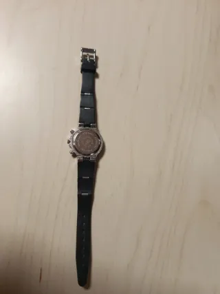 Reloj Bulgari Negro y Plateado