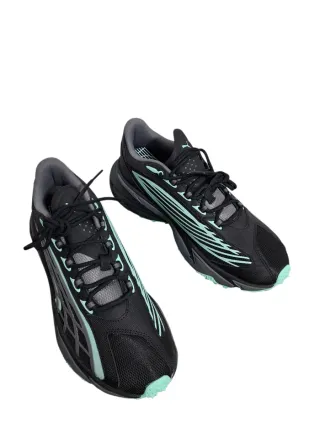 Zapatillas Puma Spirex Raceday Negras y Turquesa