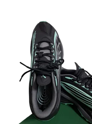 Zapatillas Puma Spirex Raceday Negras y Turquesa