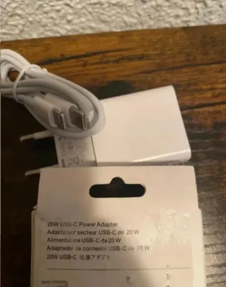 Cargador para Iphone carga rapida 20W