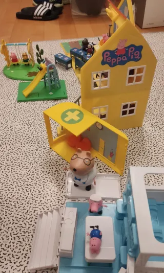 Juguetes Peppa Pig: Casa, Ambulancia, Parque, Cole