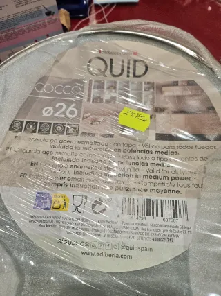 Juego de cacerolas verde menta