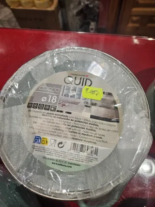 Juego de cacerolas verde menta