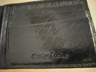 Cartera de Piel AVANCE para Hombre Negra
