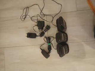 Trío de teléfonos Gigaset negros