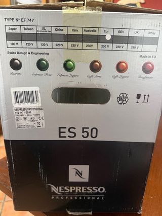 Cafetera Nespresso Profesional ES 50