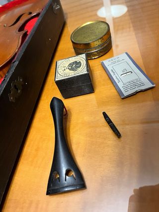 Violín Antiguo (c. 1920) + Resina Sarasate y otros