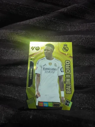 Cromo Vinicius Jr. Balón de Oro Real Madrid