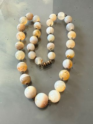 Collana vintage agata anni '70