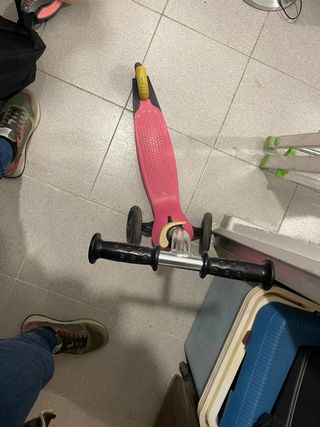 Patinete infantil rosa 3 ruedas