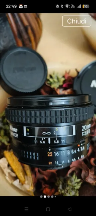 Obiettivo Nikon 20mm 1:2.8 D