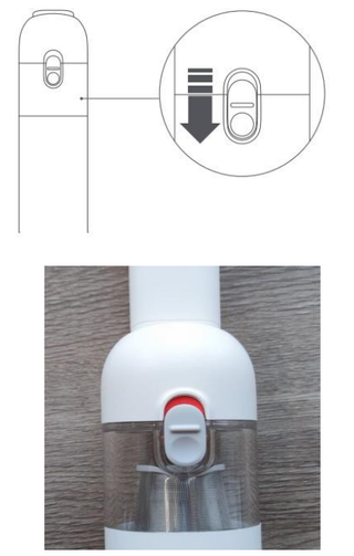 Aspirador manual Xiaomi para coche.