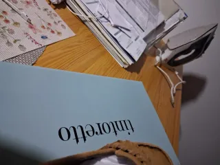 Zapatos planos ante beige/marrón