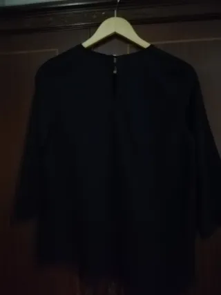 Blusa Negra Sfera Manga 3/4