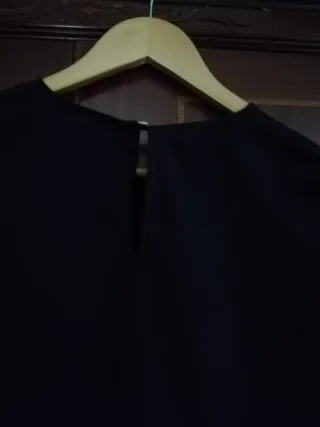 Blusa Negra Sfera Manga 3/4