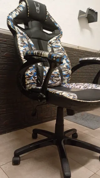 Silla Gamer Stinger Station Army Camuflaje