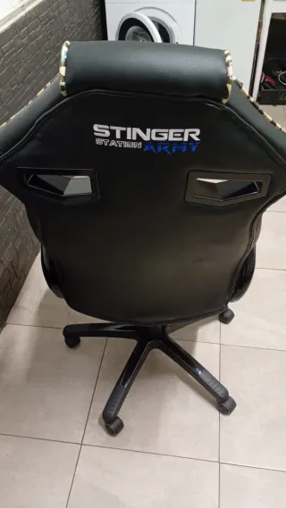 Silla Gamer Stinger Station Army Camuflaje