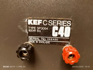 Altavoces KEF C40 MADE IN ENGLAND