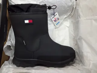 Stivali impermeabili Tommy Hilfiger neri