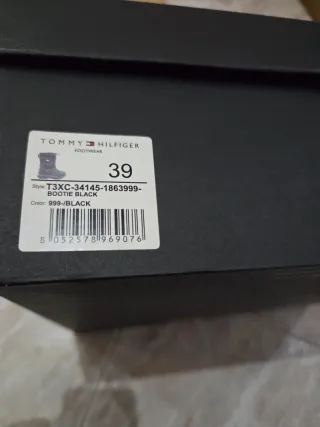 Stivali impermeabili Tommy Hilfiger neri