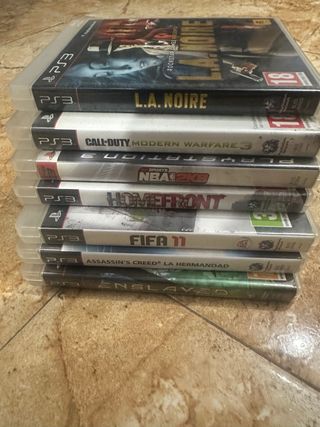 Lote 7 Juegos PS3: L.A. Noire, FIFA 11, etc.